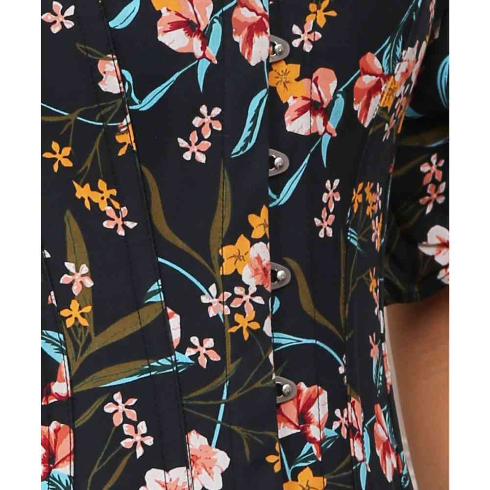 Attitude Corsets - Felerian Overbust korset - Zwart